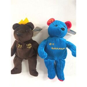 Salvinos Bamm Beanos Sammy Sosa Bears Set 2 Chicago Cubs Plush 1998 HR Record